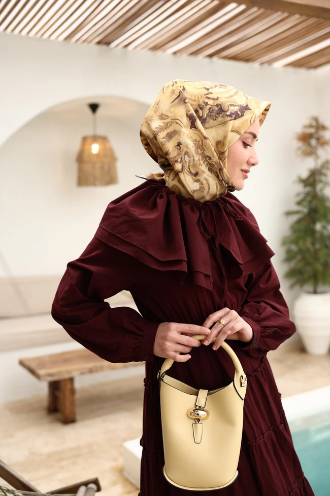 SİLKHOME Écharpe 100% TWİLL DE SOIE