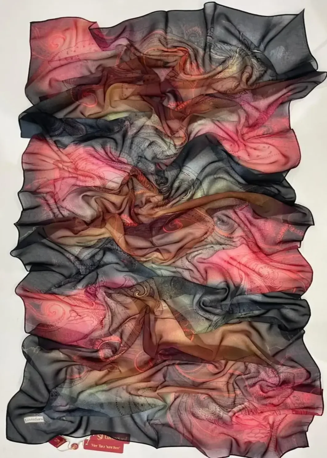 Châle LuvènSara -MOUSSELINE DE SOIE