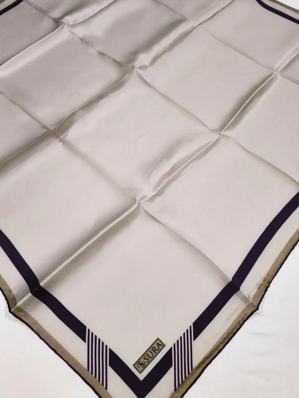 SURA Écharpe 100% SATİN DE SOIE