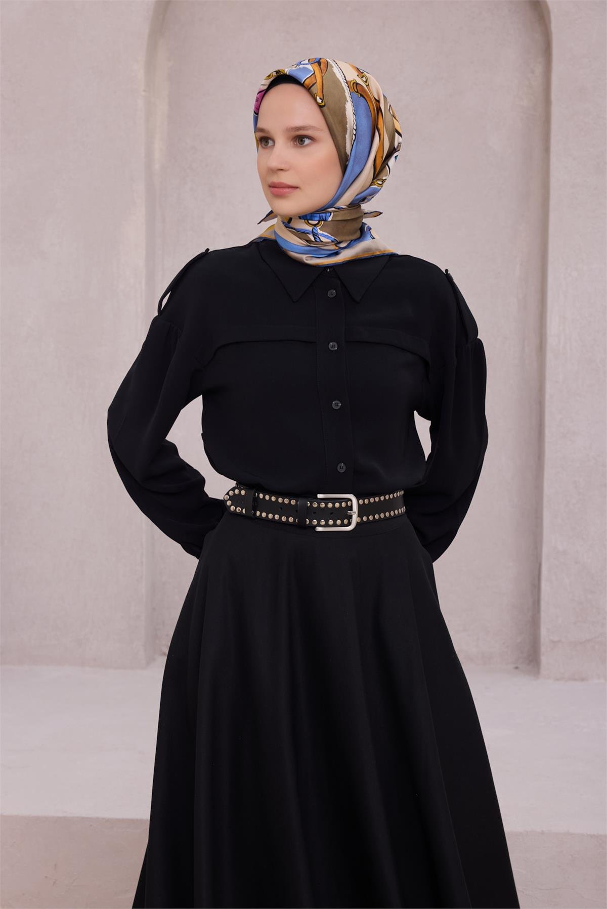 Écharpe Belli twill de soie luxe – Image 2