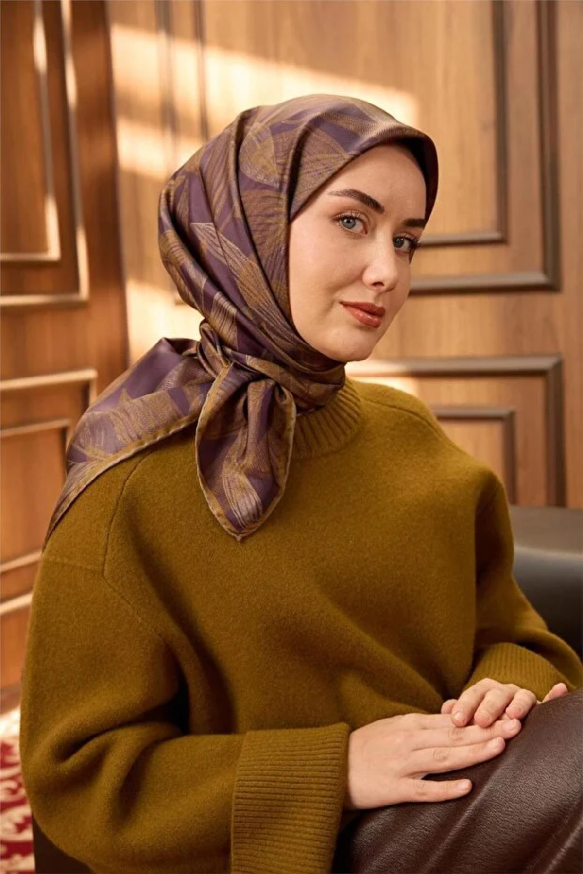 SİLKHOME Écharpe 100% TWİLL DE SOIE – Image 3
