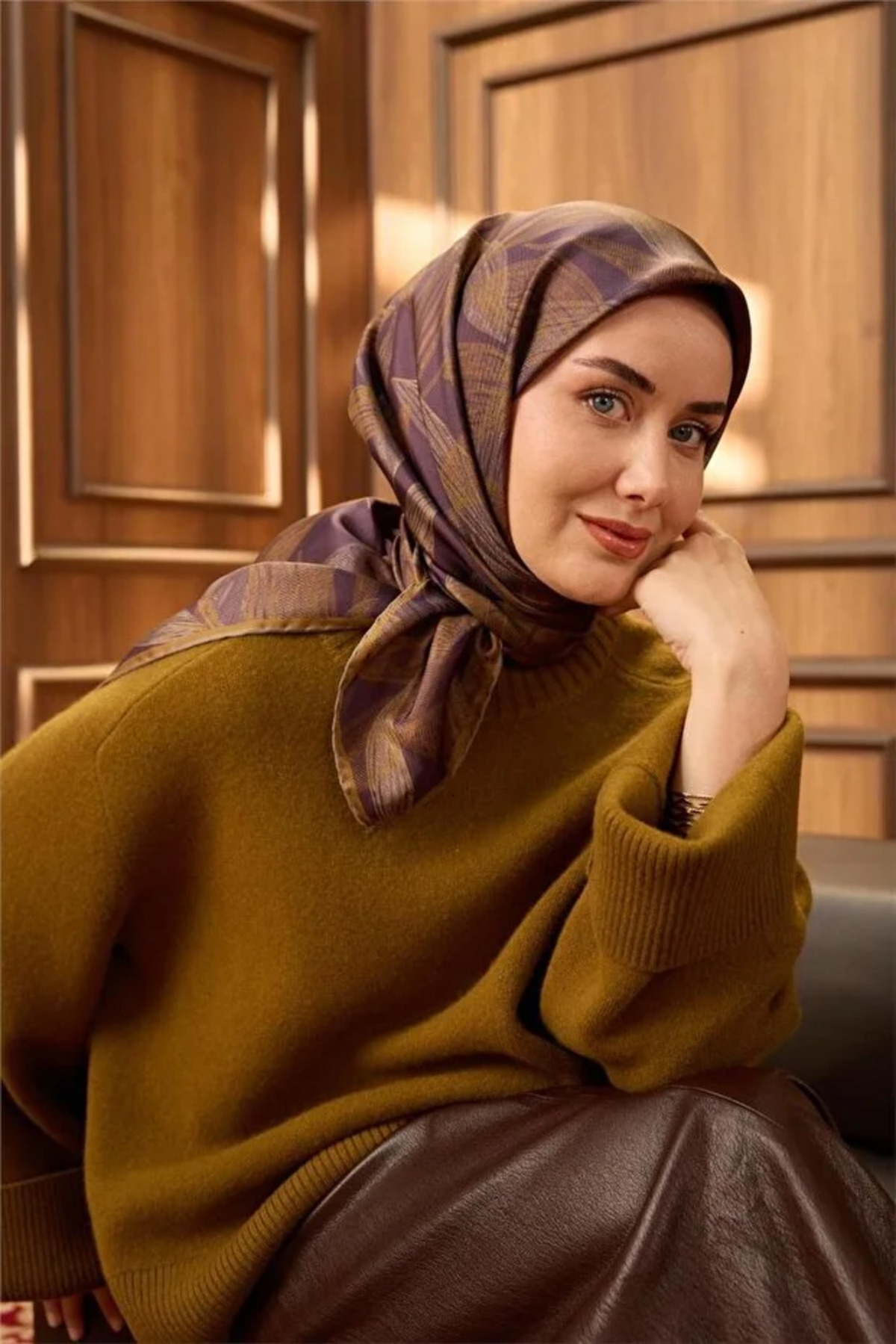 SİLKHOME Écharpe 100% TWİLL DE SOIE