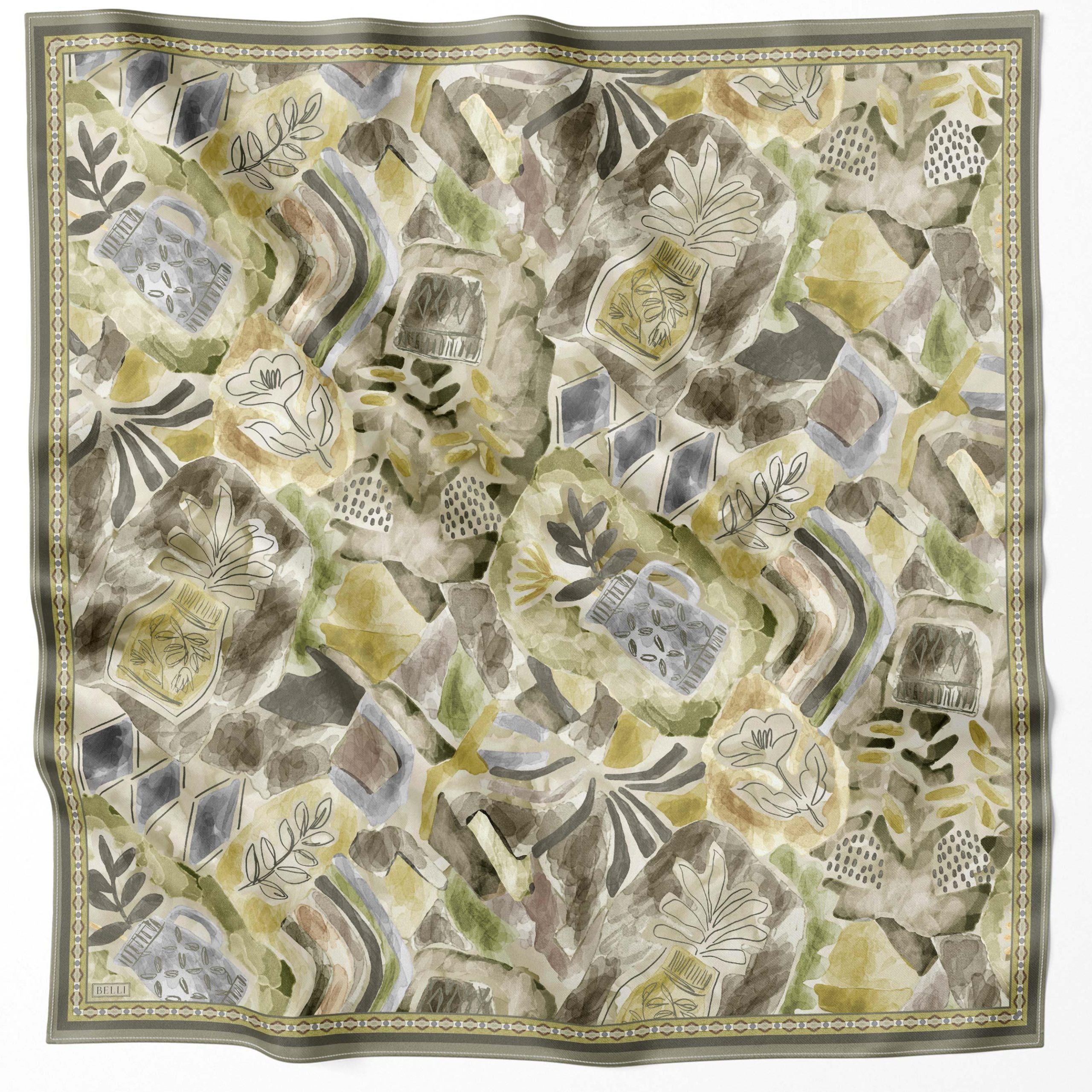 Écharpe Belli twill de soie luxe – Image 2