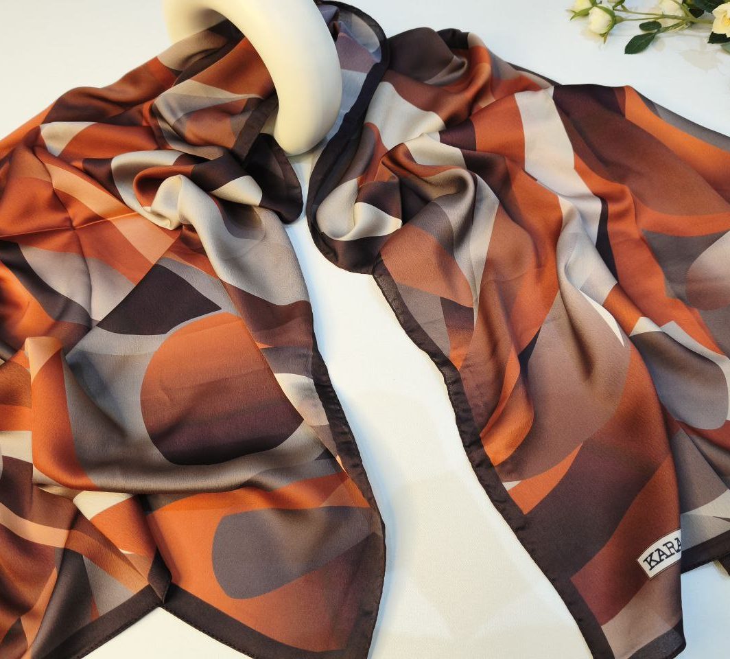 CHALE Mousseline de soie 56x175cm