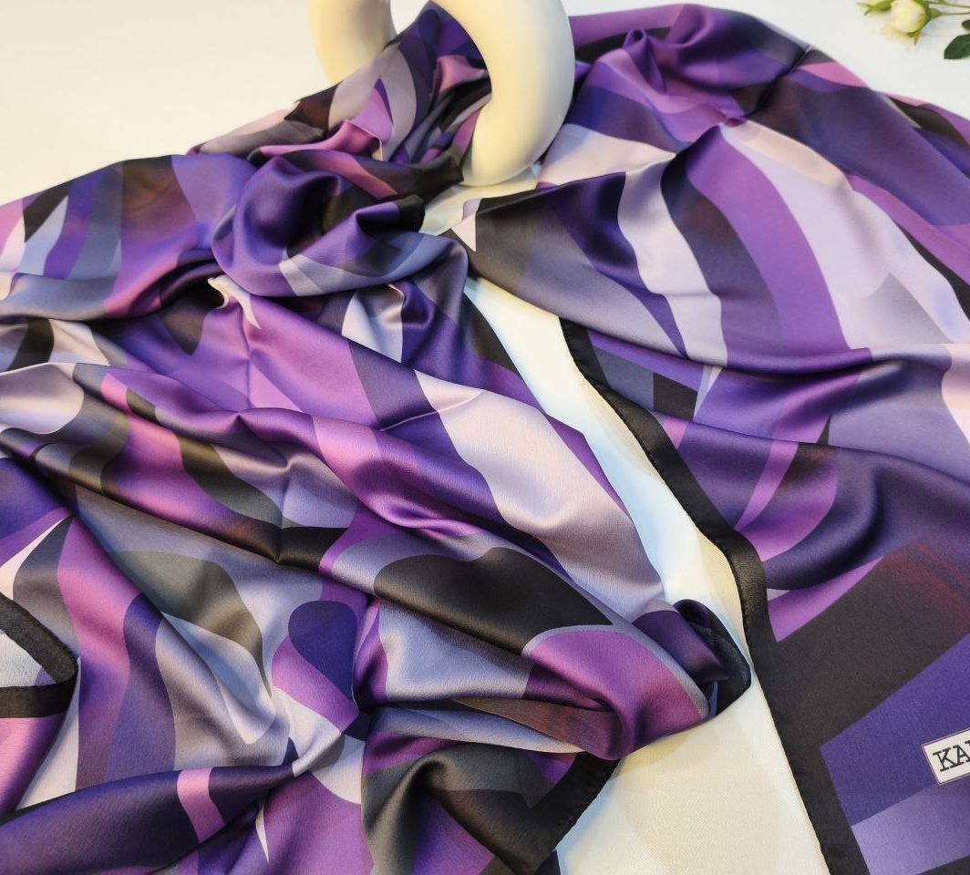 CHALE Mousseline de soie 56x175cm