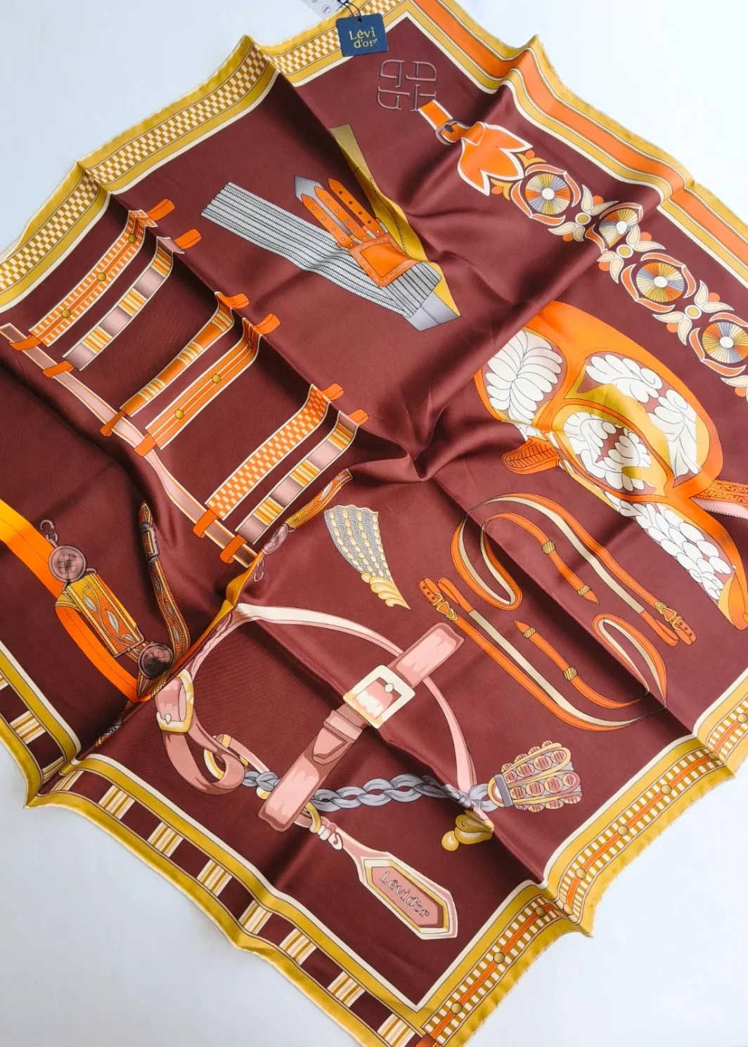 Écharpe Levidor – 100% Twill de Soie Collection 2026