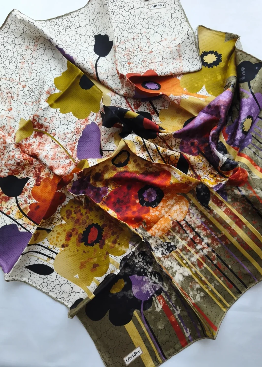 Écharpe Levidor – 100% Twill de Soie Collection 2026