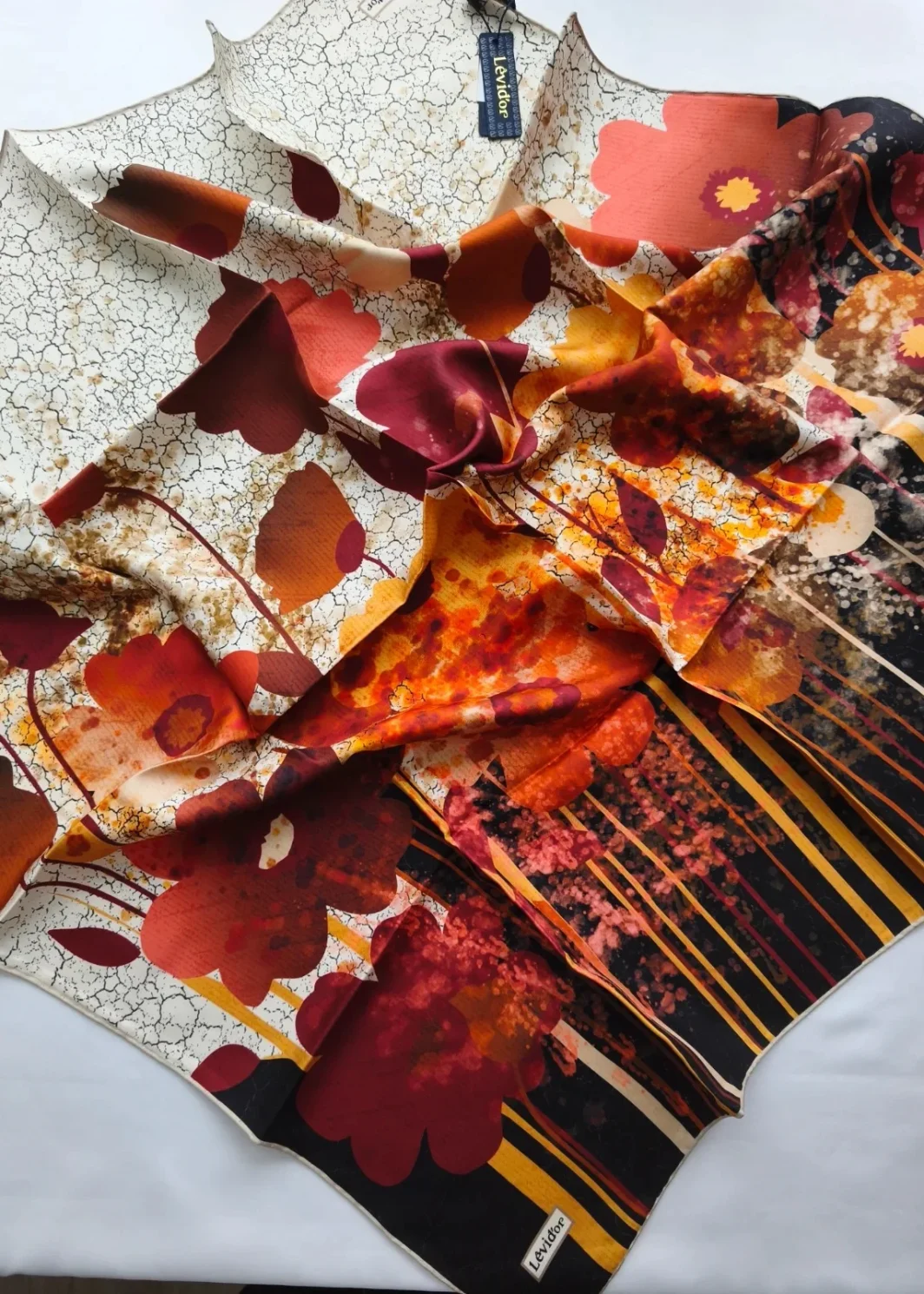 Écharpe Levidor – 100% Twill de Soie Collection 2026