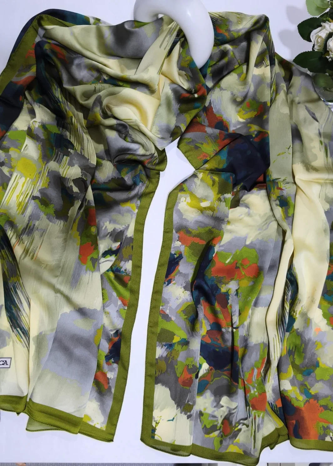 CHALE Mousseline de soie 70*190 cm